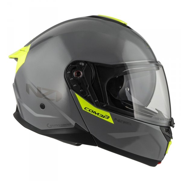 Kask Motocyklowy NZI Combi 3 Duo Solid Nouveau Nardo Grey