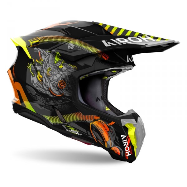 AIROH KASK OFF-ROAD TWIST 3 TOXIC GLOSS