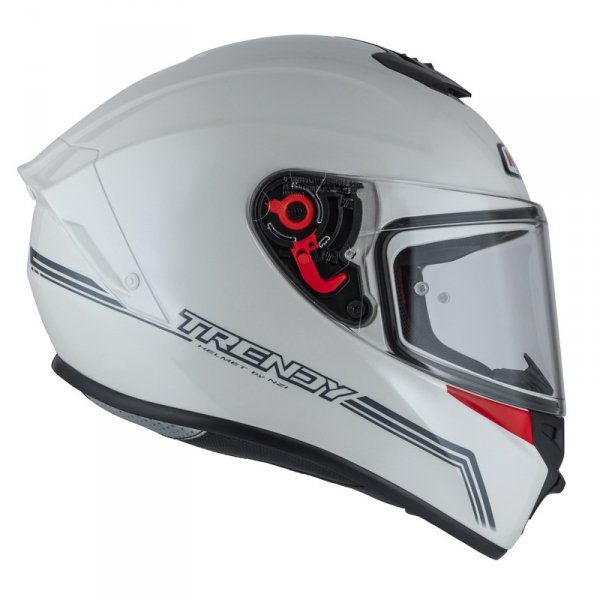 Kask Motocyklowy NZI Trendy Stream Solid Nouveau White