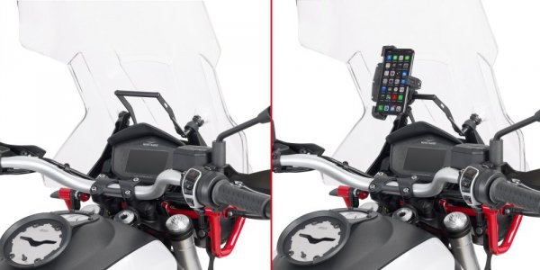 GIVI FB8203 POPRZECZKA DO MONTAŻU GPS / SMARTPHONE MOTO GUZZI