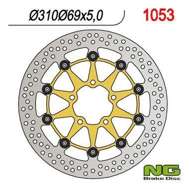 NG TARCZA HAMULCA PRZÓD SUZUKI DL650