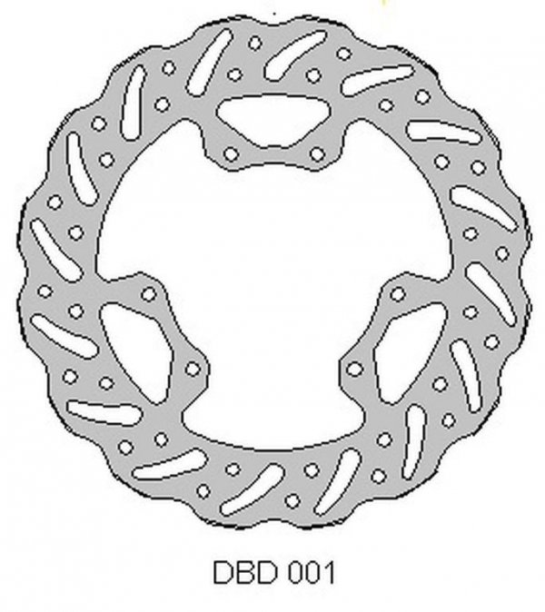 DELTA BRAKING ONL_DBD001G TARCZA HAMUL PRZÓD HONDA