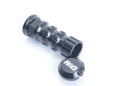 Podnóżek Wyścigowy RG Racing Krótki, Nieruchomy, Perforowany Black