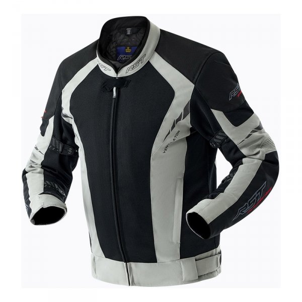 Kurtka motocyklowa tekstylna RST Pro Series Ventilator D3O Black Silver