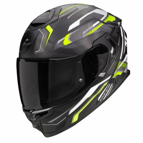 SCORPION KASK EXO-GT SP AIR AUGUSTA MAT BK-GR-FLXS