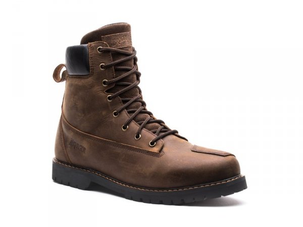 ALASKA BUTY MOTOCYKLOWE BROGER VINTAGE BROWN
