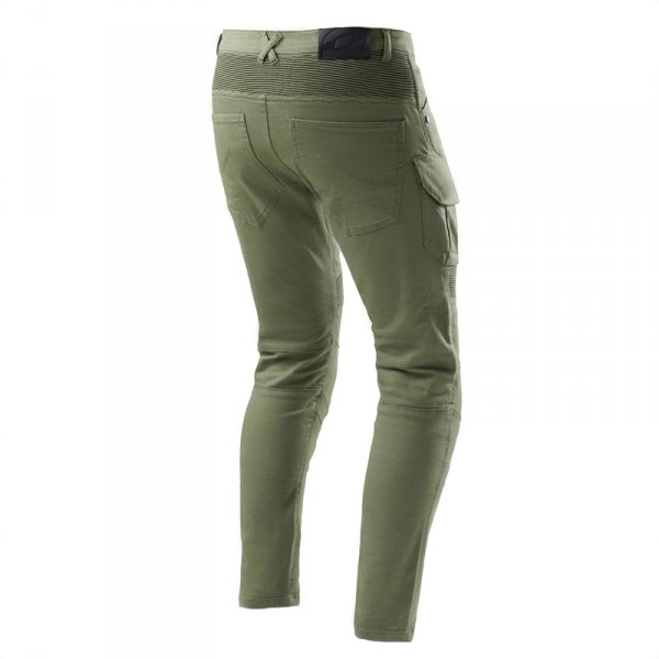 OZONE SPODNIE JEANS FASTER TAPERED FIT OLIVE