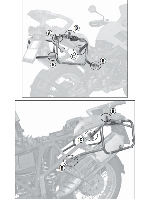 KAPPA KL684CAM STELAŻ KUFRÓW BMW R 1200 GS (04-12)