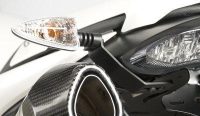 Adapter do Kierunkowskazów RG Racing Speed Triple 11 z Wydechem Arrow Black