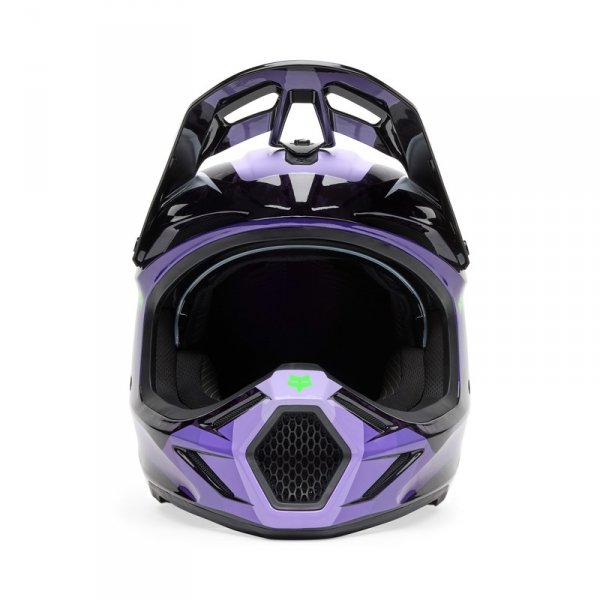 FOX KASK OFF-ROAD V3 RS GRID BLACK/PURPLE