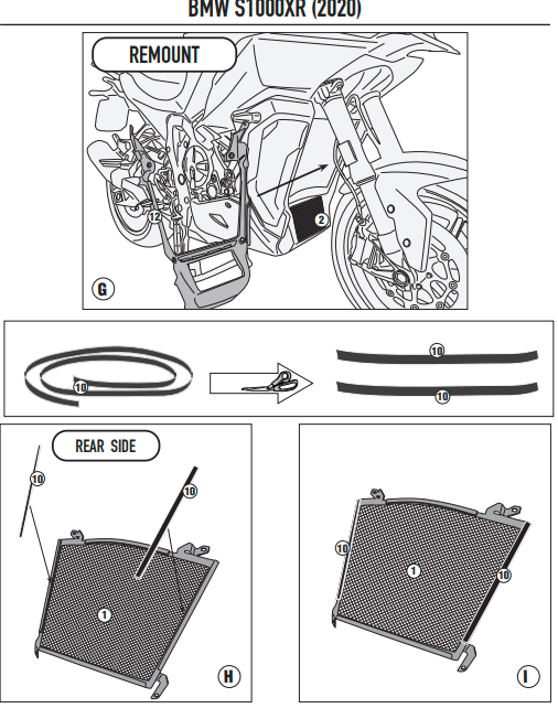 GIVI OSŁONA CHŁODNICY BMW S 1000 XR (20 > 22)