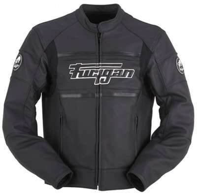 FURYGAN KURTKA MOTOCYKLOWA SKÓRZANA HUOSTON BLACK