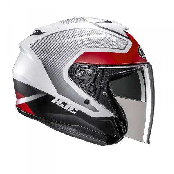 HJC KASK OTWARTY I31 TEVIS GREY/RED