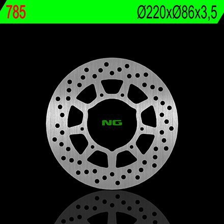 NG785 TARCZA HAMULCOWA YAMAHA TW 125 99-04 (220x86x3,5)