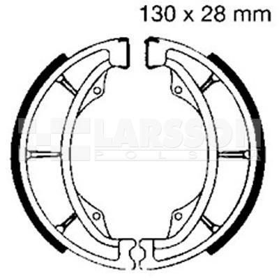 Szczęki hamulcowe komplet EBC 602 4200108 Suzuki DR 600, Kawasaki KX 500