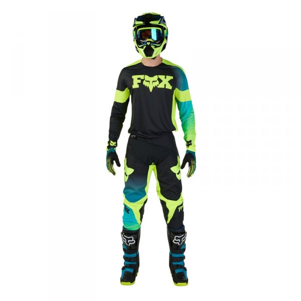 FOX SPODNIE OFF-ROAD 360 STREAK BLACK/YELLOW