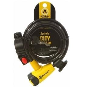 AUVRAY CITY Linka spiralna 15mm z zamkiem i uchwyt