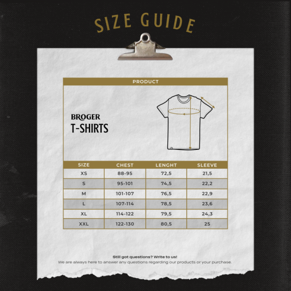 BROGER T-SHIRT CODZIENNY TIGER BLACK