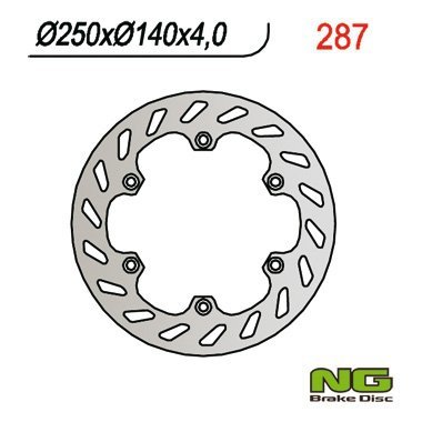 NG287 TARCZA HAMULCOWA APRILIA RX 50/125 (250x140x4)