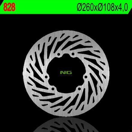 NG828 TARCZA HAMULCOWA RIEJU 50/125/250 YAMAHA XT 125X 05-09, DT 50 SM 05-07, DT 50X 03-06 (260x108x4)