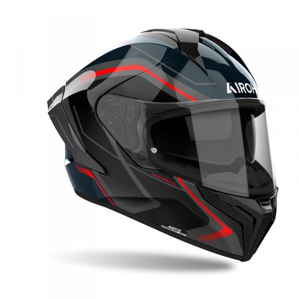 AIROH KASK INTEGRALNY MATRYX WIDE RED GLOSS