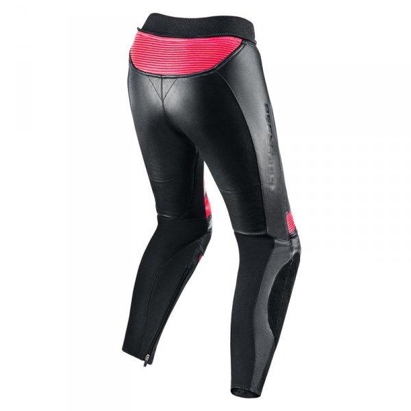 REBELHORN  SPODNIE SKÓRZANE REBEL LADY BLACK/PINK