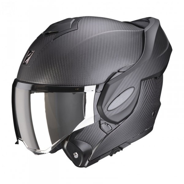 SCORPION KASK SZCZĘK EXO-TECH CARBON SOLID MAT BK