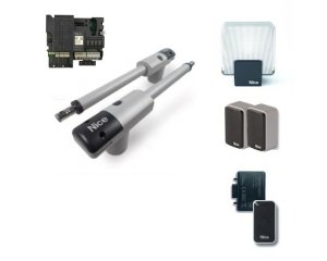 Napęd NICE TOO3000 INTI - zestaw automatyki do bramy dwuskrzydłowej o skrzydle do 3 m i 300 kg