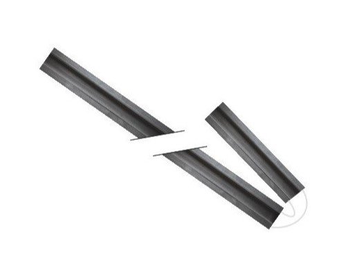 SNA6 dwuelementowa szyna stalowa 3 m + 1 m z paskiem zbrojonym do siłowników SPIN