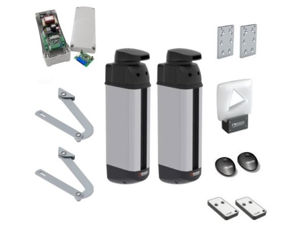 Napęd ROGER Z-SLED2 High Speed - zestaw automatyki do bramy dwuskrzydłowej o skrzydle do 1,8 m i 150 kg
