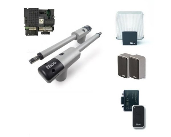 Napęd NICE TOO3000 INTI - zestaw automatyki do bramy dwuskrzydłowej o skrzydle do 3 m i 300 kg