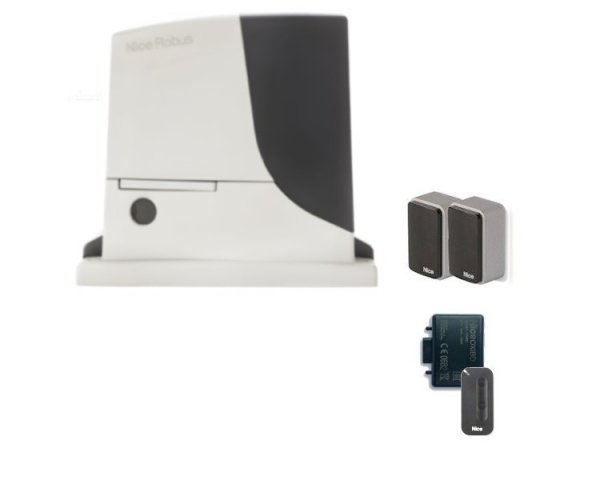 Napęd NICE ROBUS600 EKSTRA MYGO - zestaw automatyki do bramy przesuwnej o ciężarze do 600 kg