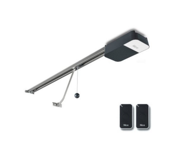 Napęd NICE SPIDO 1000 INTI - zestaw automatyki do bram garażowych z jednoelementową szyną prowadzącą 3,2 m z łańcuchem