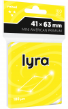 Koszulki na karty Rebel (41x63 mm) Lyra Premium, 100 sztuk
