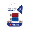 Pendrive 32GB USB 3.0 (2-pack) Verbatim Store 'n' Click
