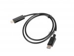 Kabel adapter Lanberg CA-DPHD-10CC-0010-BK DisplayPort (M) -|} HDMI 1m (M) czarny
