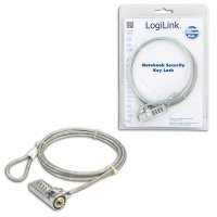 Linka zabezpieczająca do notebooka LogiLink NBS002 szyfr 