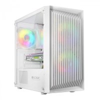 Obudowa LOGIC ATOS ARGB mATX/mITX Mini USB 3.0 Biała - USZ OPAK 