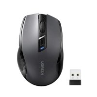 Mysz bezprzewodowa UGREEN MU006 15064 optyczna 2,4GHz czarna - OTW OPAK 
