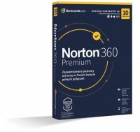 Oprogramowanie NORTON 360 Premium 75GB PL 1 użytkownik, 10 urządzeń, 1 rok 