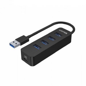 HUB USB-A Unitek H1117A 4xUSB-A 3.1, aktywny, 10W - USZ OPAK