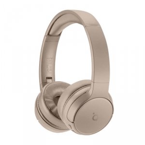 Słuchawki z mikrofonem Acme BH214 bezprzewodowe Bluetooth nauszne, piaskowe, edycja  e-commerce / eco