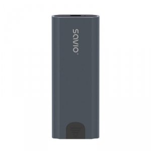 Obudowa na dysk M.2 SDD NVMe SAVIO AK-67, USB 3.1 Gen.2, 10 Gbps, szara
