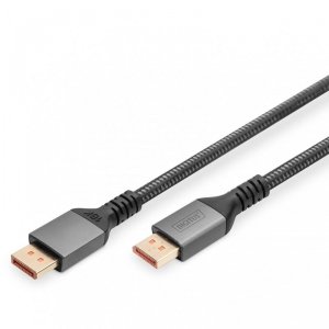 Kabel połączeniowy DIGITUS PREMIUM DisplayPort 2.1 16K60Hz DP/DP M/M czarny 1m