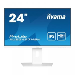 Monitor iiyama 23,8 ProLite XUB2497HSN-W1 IPS FHD 100Hz HDMI 2xDP HUB RJ-45 głośniki