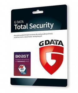 Oprogramowanie GDATA Total Security 1PC 3lata karta-klucz