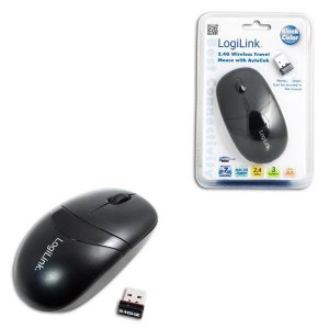 Mysz bezprzewodowa LogiLink ID0069 optyczna WiFi 2.4GHz czarna