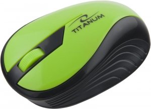 Mysz bezprzewodowa Titanum RAINBOW TM114G optyczna zielona