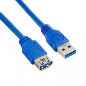 Przedłużacz USB 3.0 Akyga AK-USB-10 USB A(M) - A(F) 1,8m niebieski