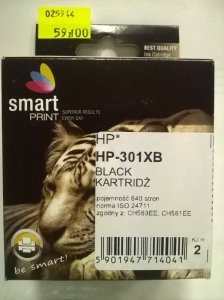 HP 301XL CZARNY          smart PRINT